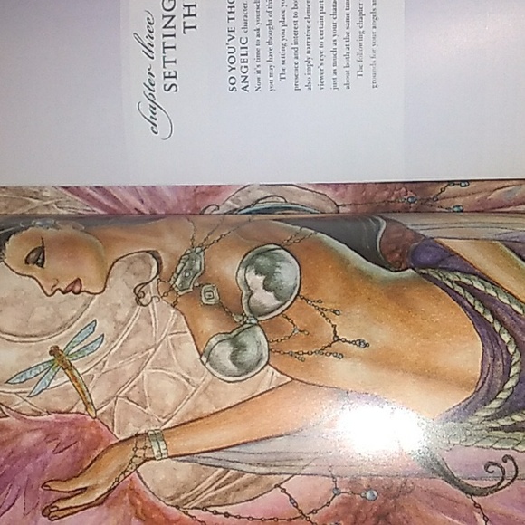 πΌπΌ Angelic Visions WATERCOLOR INK COLORED PENCIL Drawings Art BOOK - Picture 8 of 15